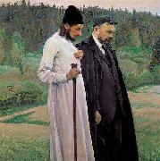 Mikhail Nesterov Philosophers Sweden oil painting artist
